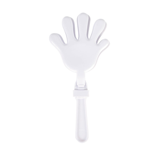 White Promotional Happy Clappers